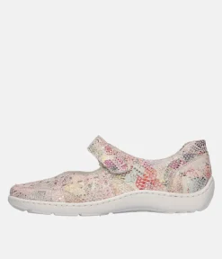 Waldlaufer Stylish Summer Rose Mary Jane Shoes