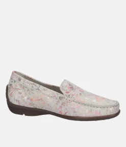 Waldlaufer Super Comfortable Floral Loafers