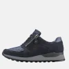 Waldläufer Versatile Navy Leather Trainers