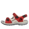 Westland Red Leather Walking Sandal