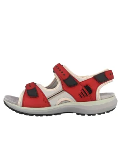 Westland Red Leather Walking Sandal