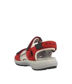 Westland Red Leather Walking Sandal