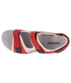 Westland Red Leather Walking Sandal